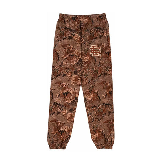 Eric Emanuel EE Basic Core Sweatpants Orange Brown Leafy Camo