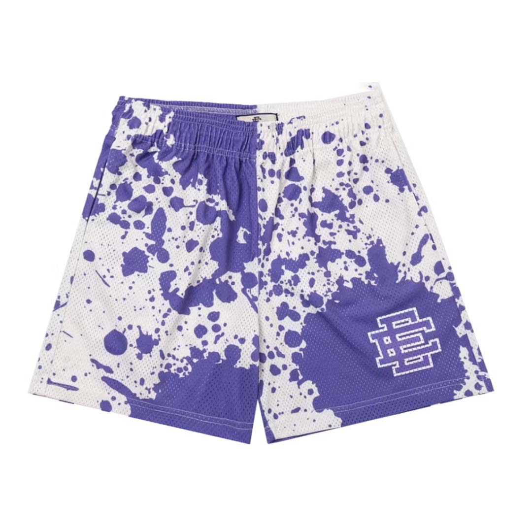 Eric Emanuel EE Purple White Paint Spill