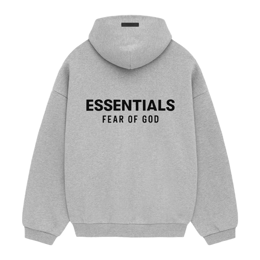 Fear of God Essentials Fleece Hoodie II 'Light Heather Grey'