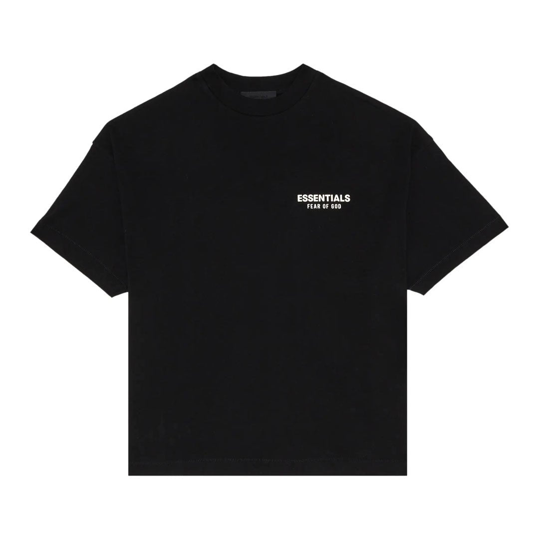 Fear of God Essentials Jersey Crewneck Tee Black White