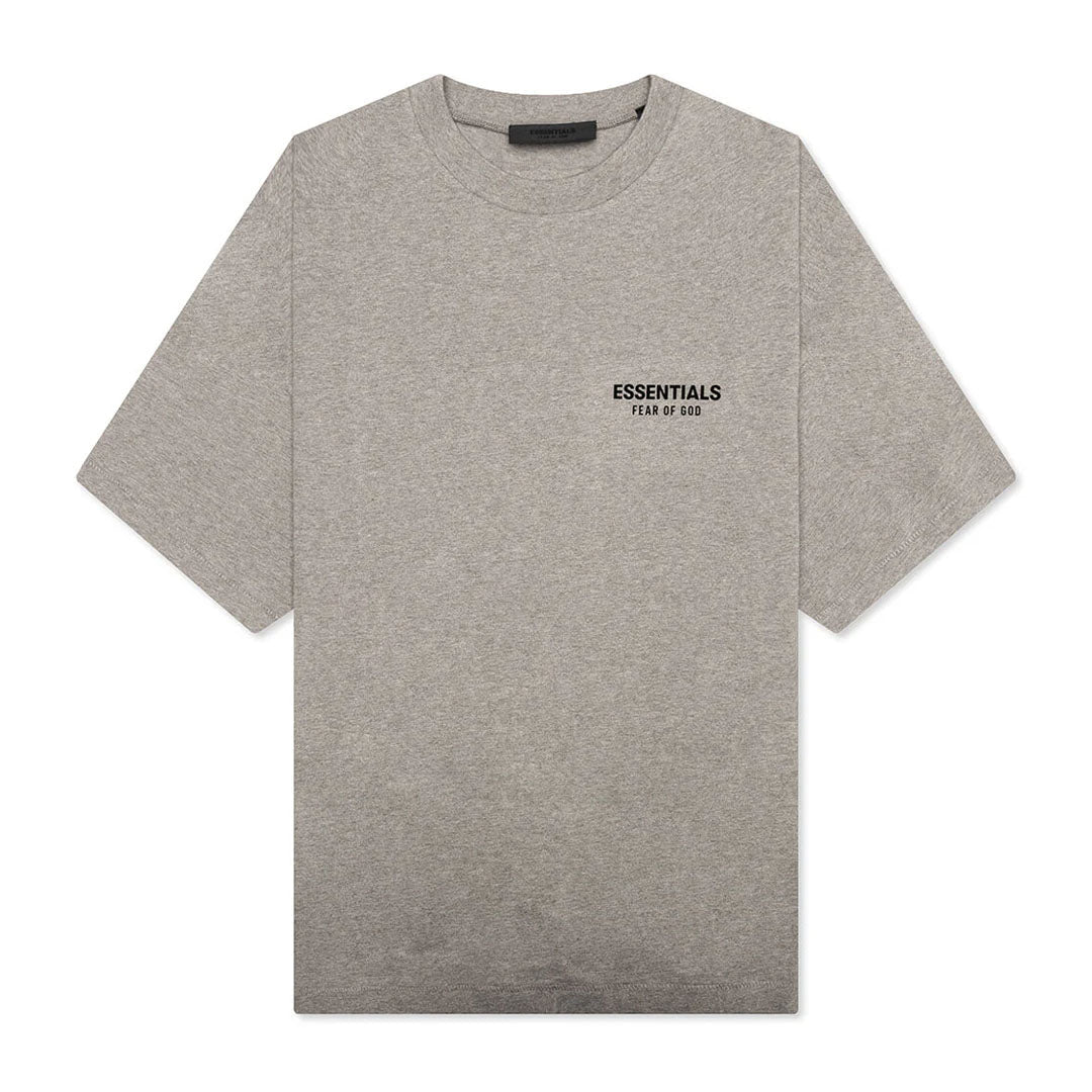 Fear of God Essentials Jersey Crewneck Tee Heather Grey