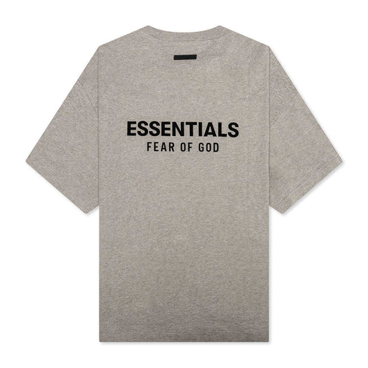Fear of God Essentials Jersey Crewneck Tee Heather Grey