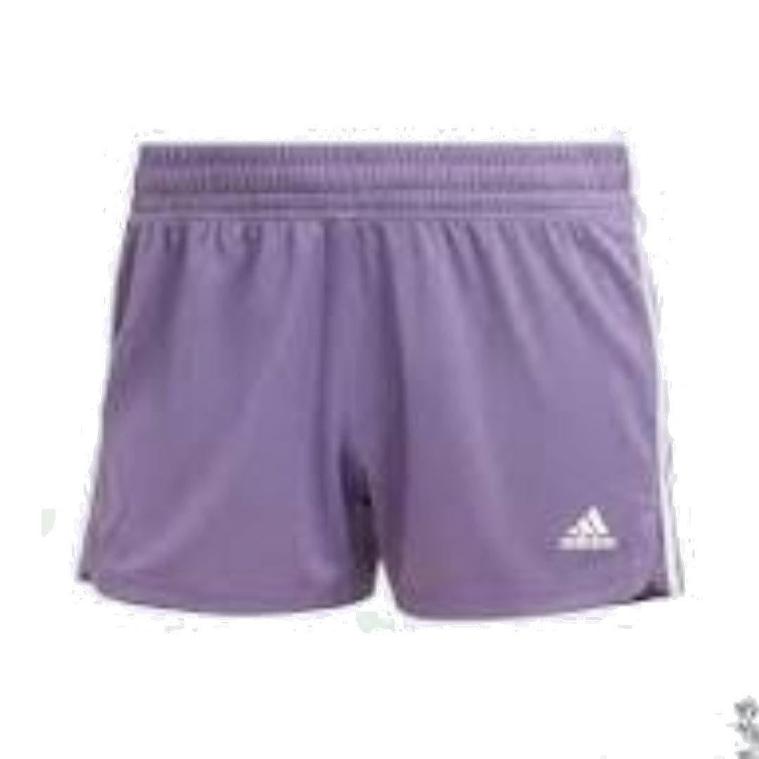(WMNS) adidas Pacer 3-Stripes Knit Shorts Asia Sizing 'Purple' IL1369