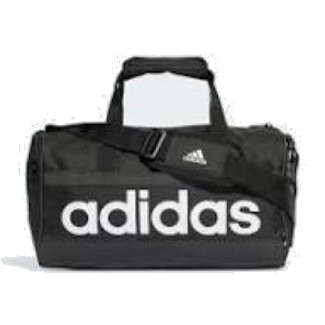 adidas Essentials Linear Duffel Bag 'Black White' HT4744