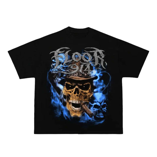 Floor 914 Chopper Black Tee
