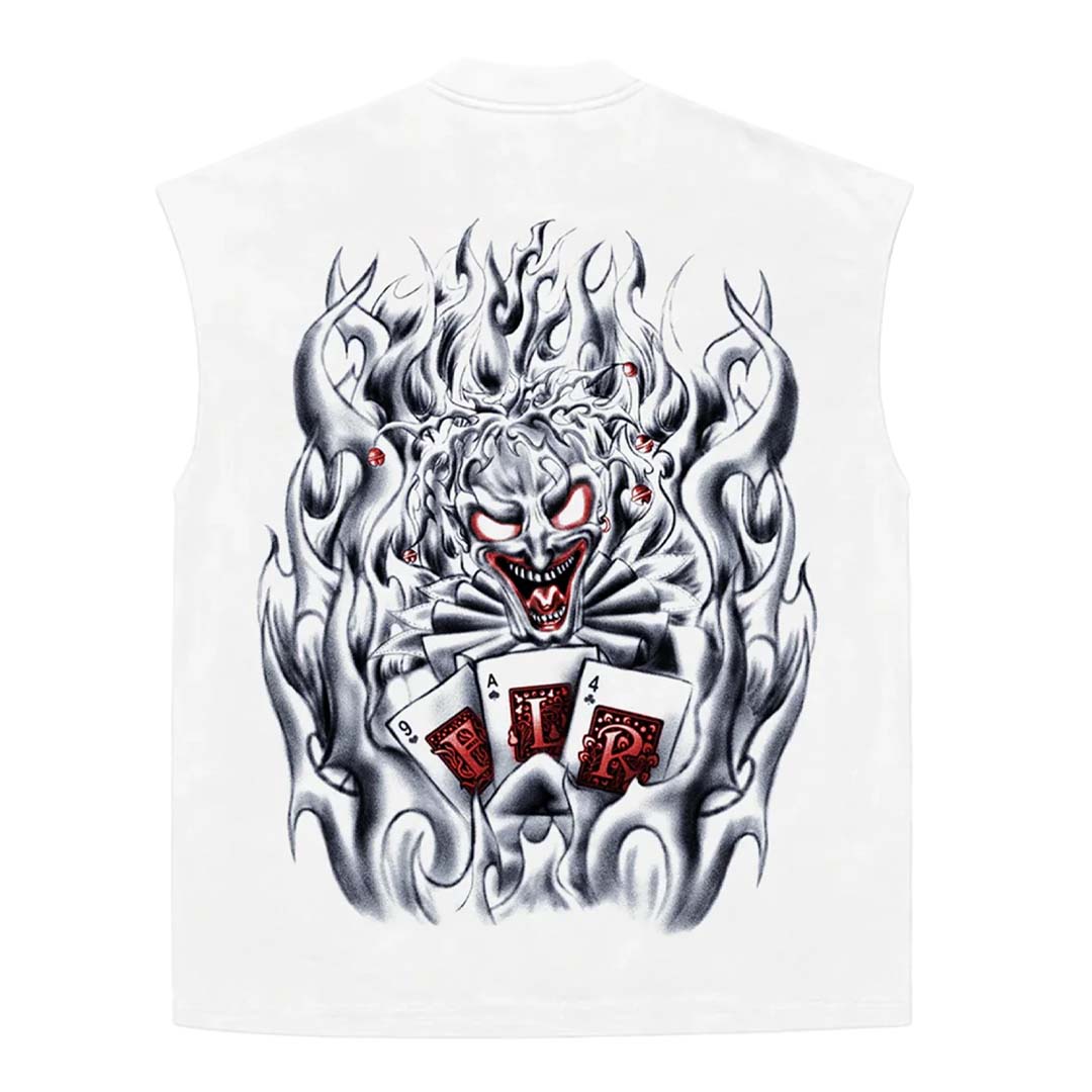 Floor 914 Jester Sleeveless White Tee