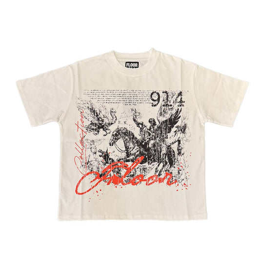 Floor 914 Mythic Rider Tee White