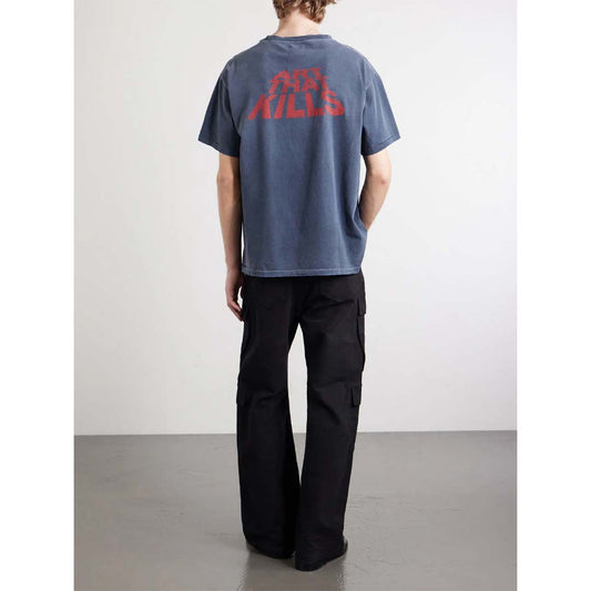 Gallery Dept. Skeleton Beach Distressed Tee Grey