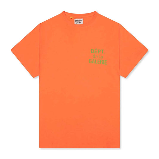 Gallery Dept. Souvenir French Logo Tee Orange Green