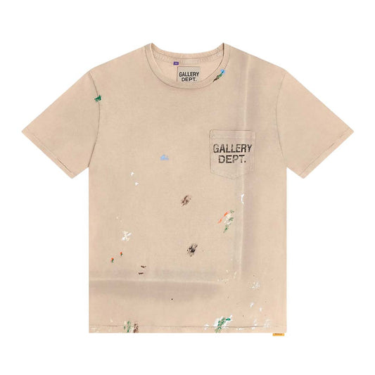 Gallery Dept. Vintage Logo Painted Tee 'Taupe'