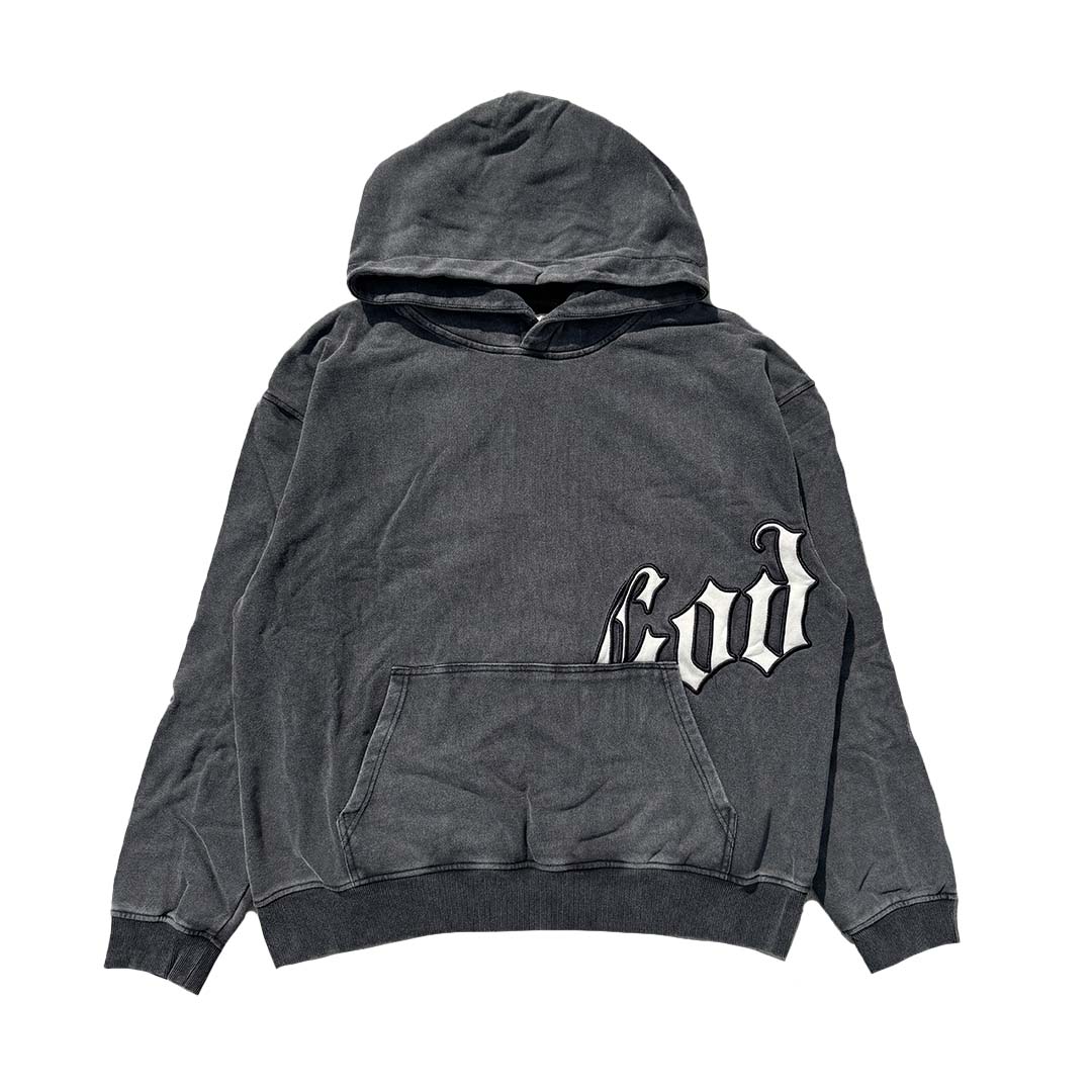 Godspeed Big Logo Grey Wash Hoodie