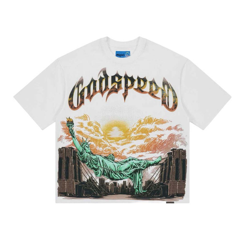 Godspeed Burnt Bridges 2.0 White Tee