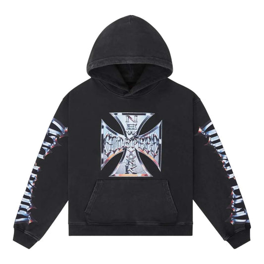 Godspeed Chrome Motto Hoodie Black Wash