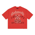 Godspeed Collegiate Tee Cherry Red Wash