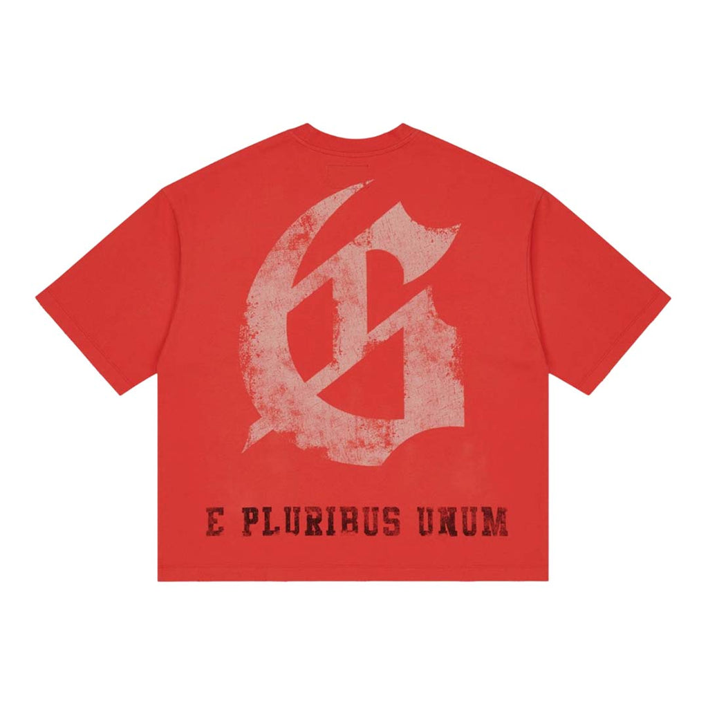 Godspeed Collegiate Tee Cherry Red Wash