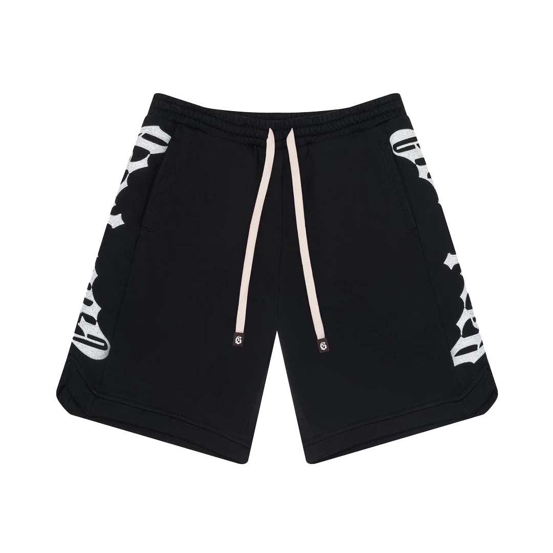 Godspeed Courtside Sweat Shorts Black White