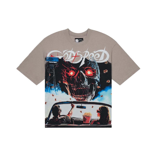 Godspeed Drive In Stone Grey Tee