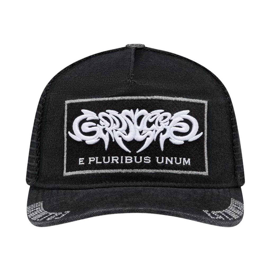 Godspeed E Pluribus Trucker Hat Black Black