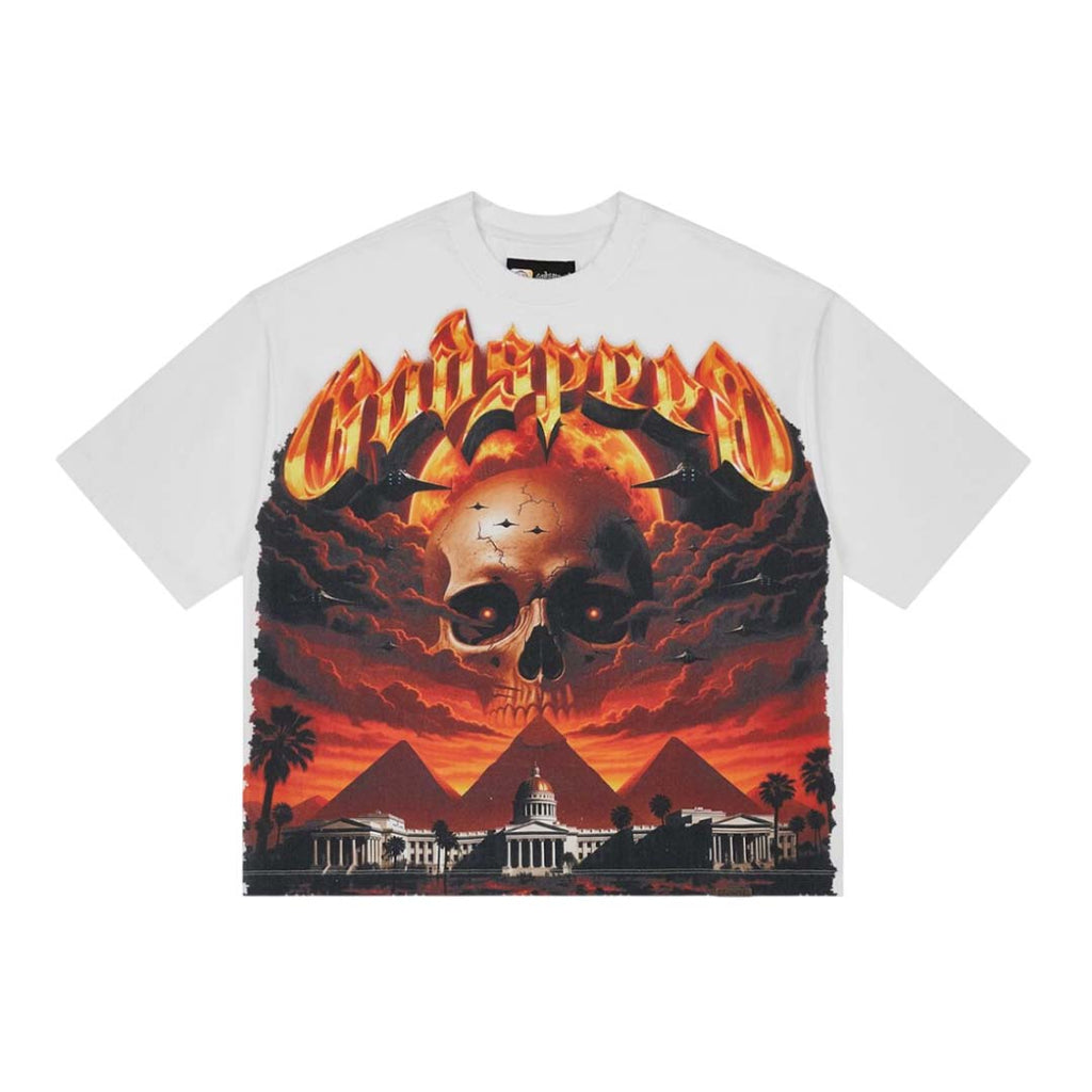 Godspeed Echoes of Empire White Tee