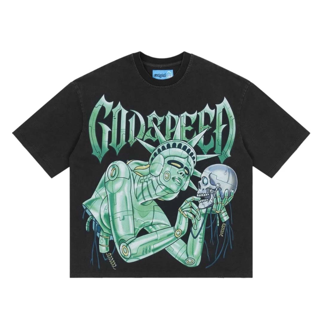 Godspeed Freedoms Protocol Tee Black