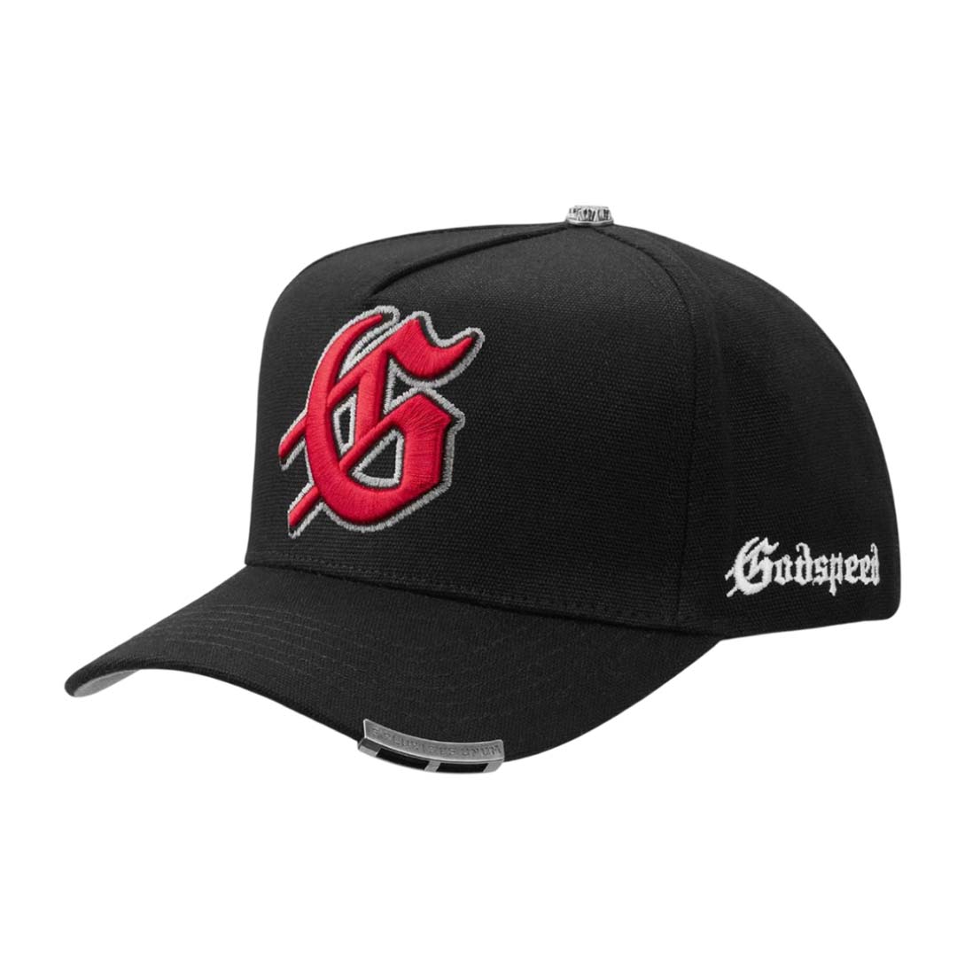 Godspeed G Logo Snapback Hat Black Red