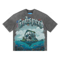 Godspeed GS Island Tee II Grey Wash Blue