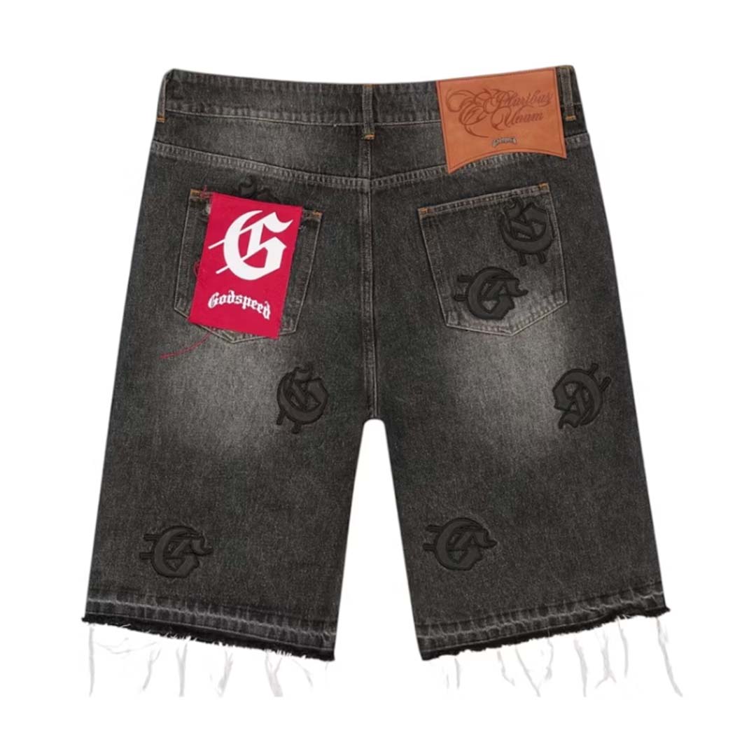 Godspeed Infinity Denim Shorts Black