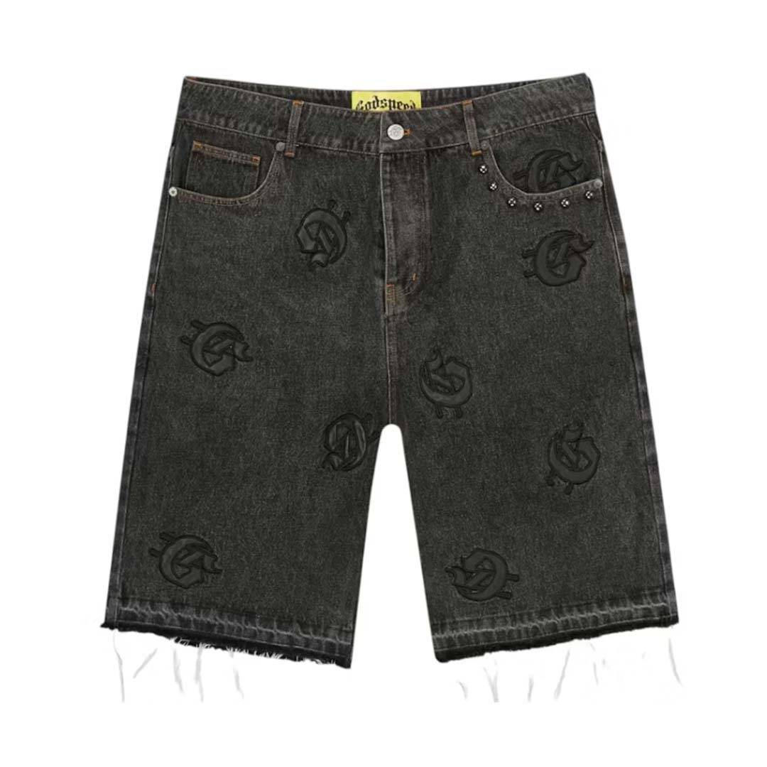 Godspeed Infinity Denim Shorts Black