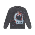 Godspeed Lift Off Grey Wash Long Sleeve Tee