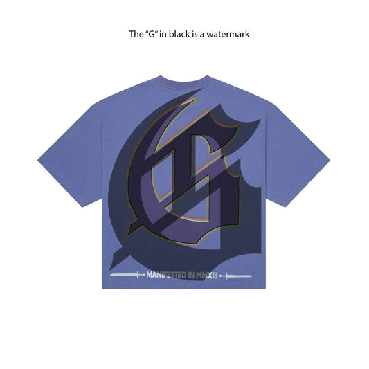 Godspeed Man in the Mirror Tee Sapphire