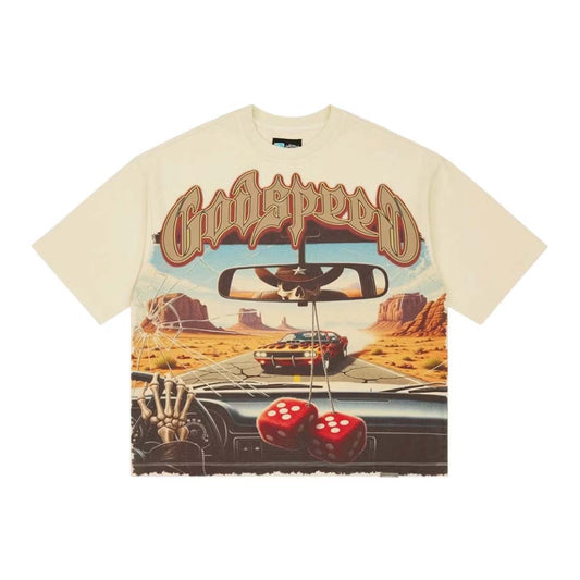 Godspeed On The Run Bone Tee