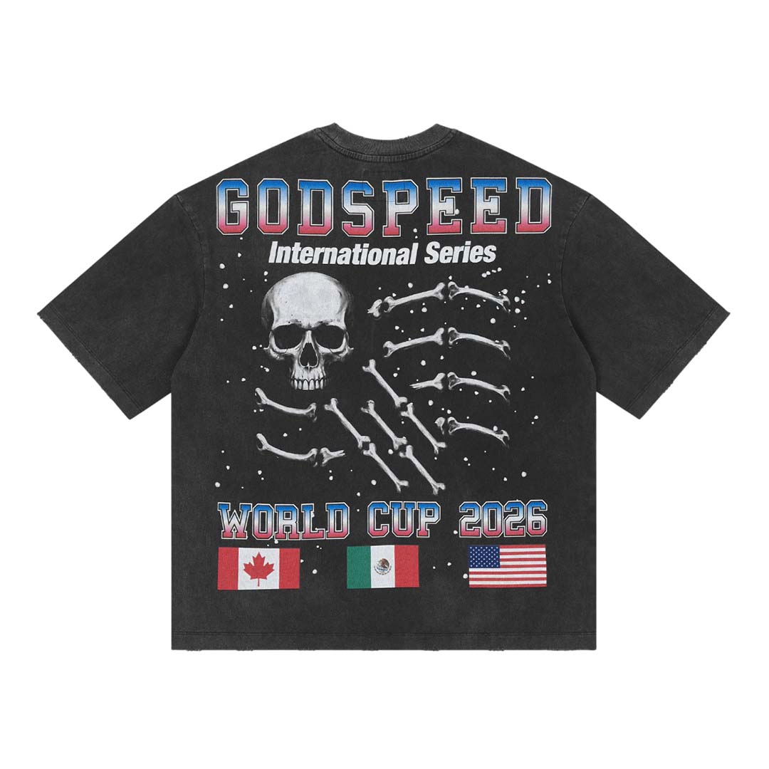 Godspeed Planet Futbol Tee Black