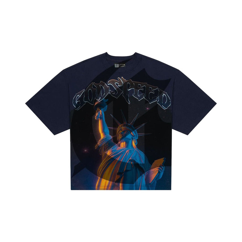 Godspeed Purple City Navy Tee