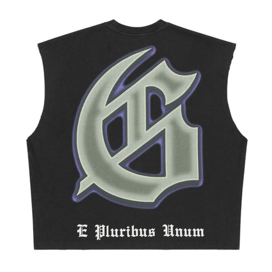Godspeed The Landing Sleeveless Black Tee