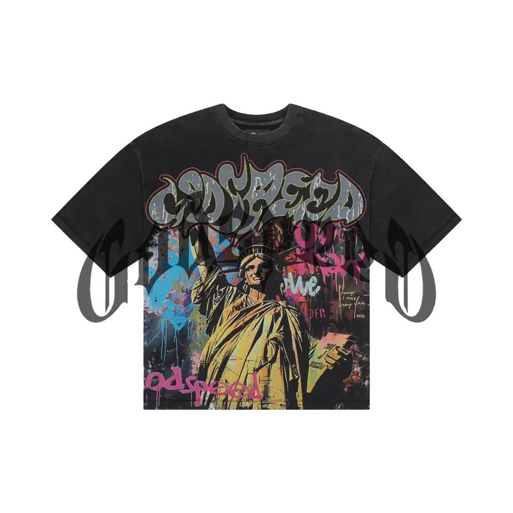 Godspeed Vandal Tee Black Wash