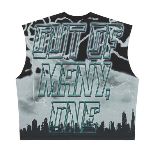 Godspeed Voltage Sleeveless Black Grey Tee
