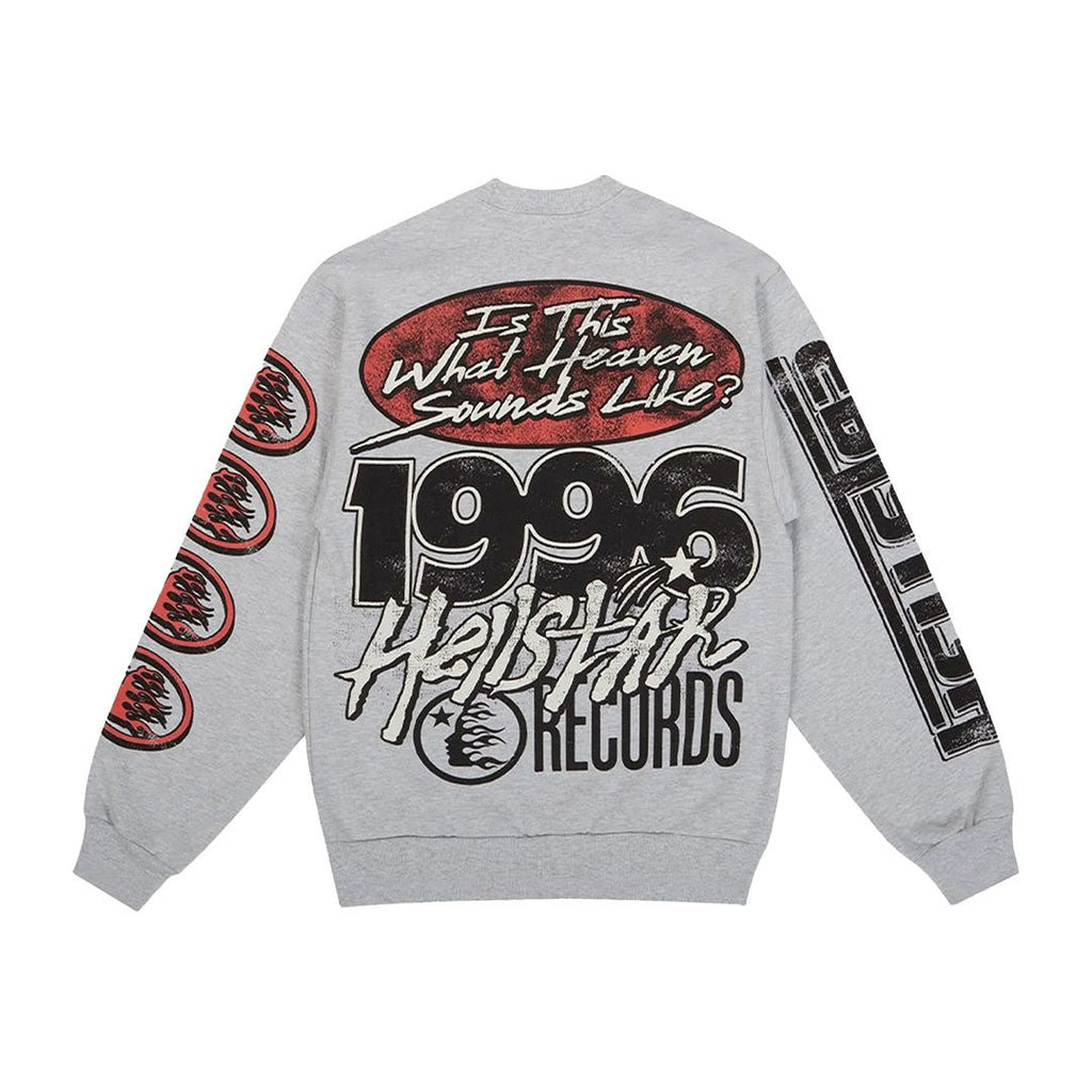 Hellstar Records Crewneck Heather Grey
