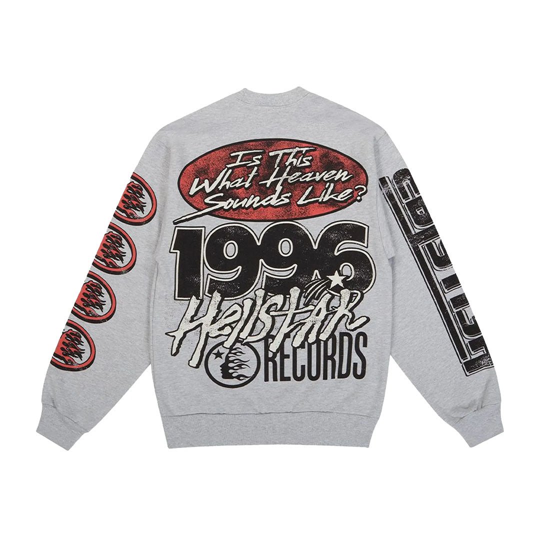 Hellstar Records Crewneck Heather Grey
