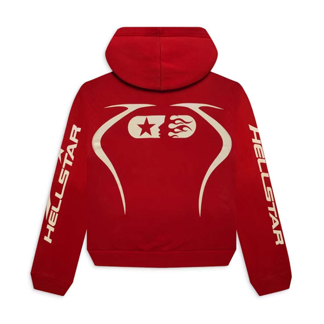 Hellstar Warm Up Sport Hoodie Red