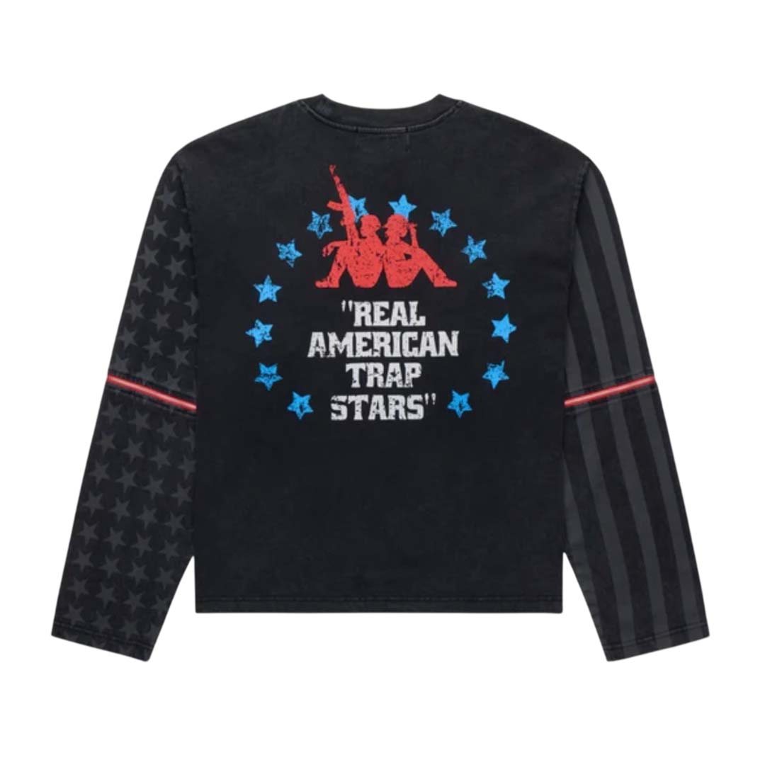Homme Femme Trapstar Long Sleeve Black Tee