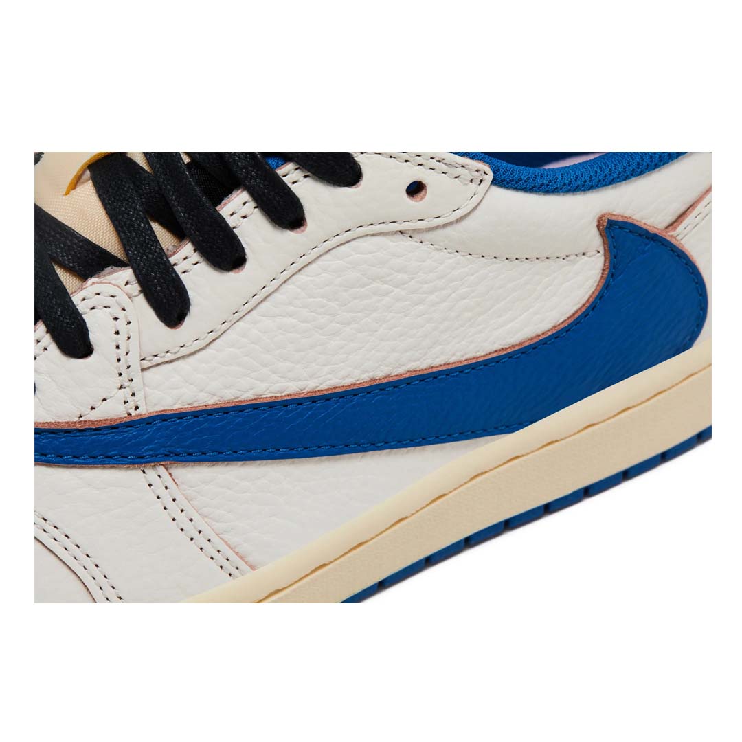 Jordan 1 Retro Low OG SP Fragment x Travis Scott Sail Military Blue