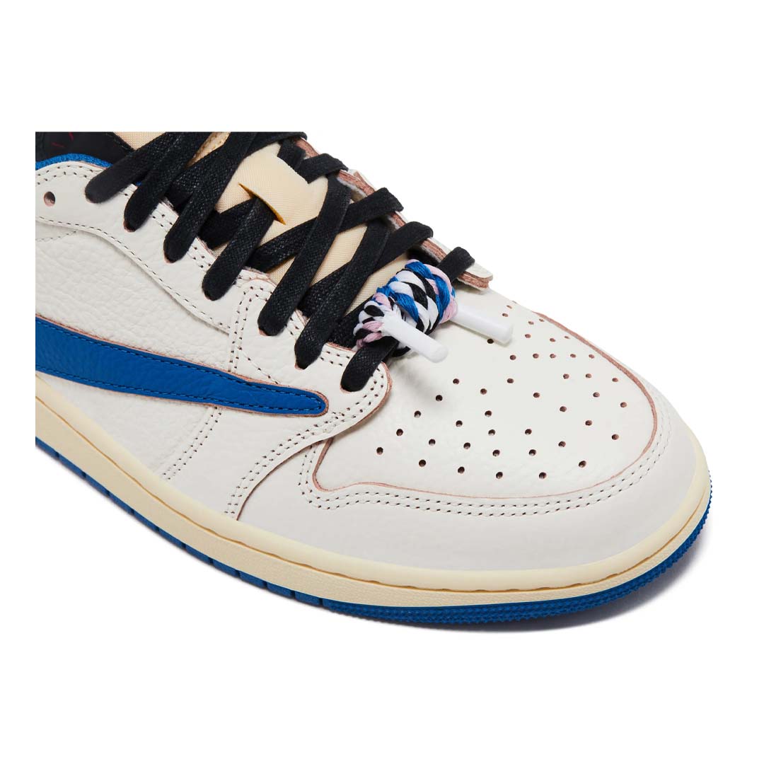 Jordan 1 Retro Low OG SP Fragment x Travis Scott Sail Military Blue