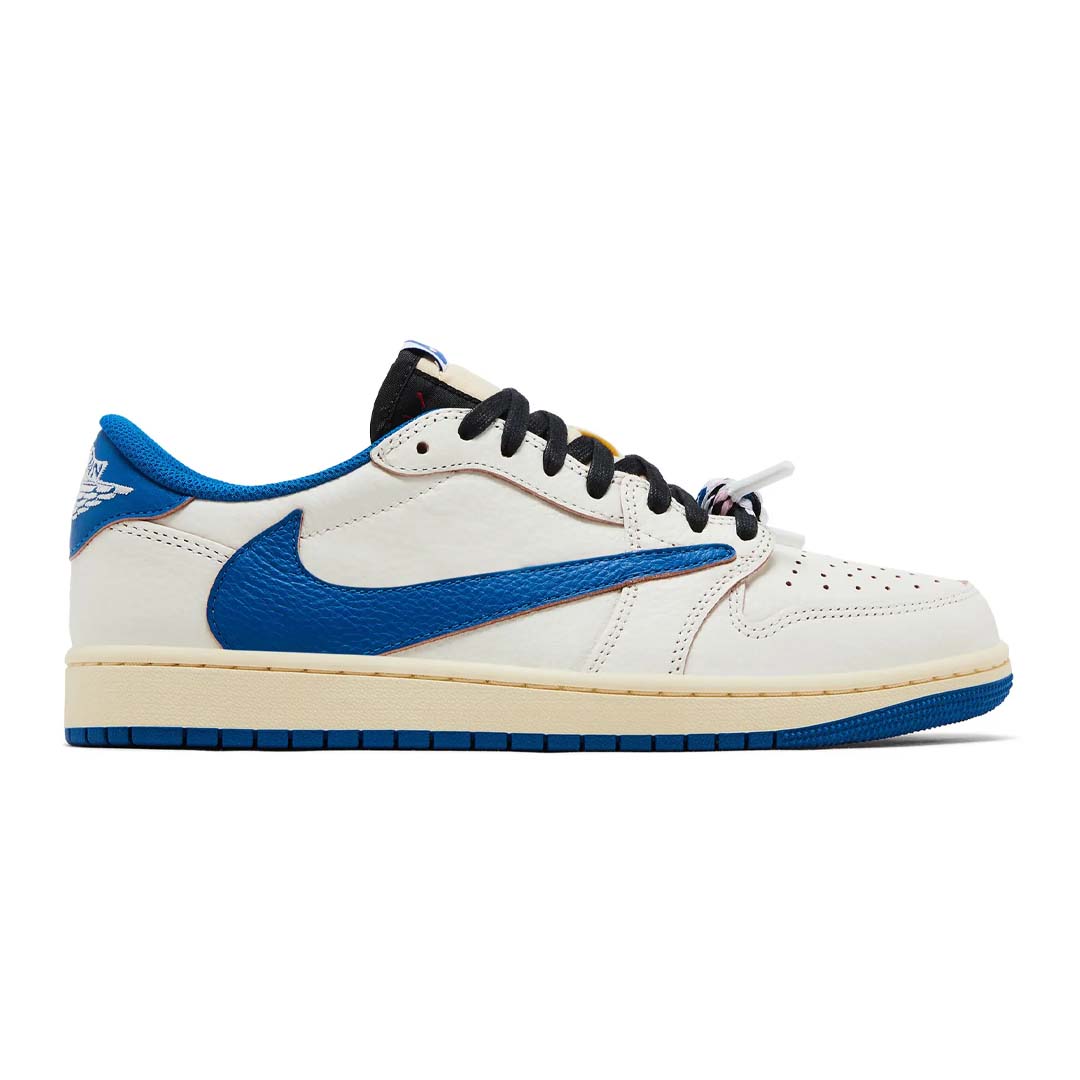 Jordan 1 Retro Low OG SP Fragment x Travis Scott Sail Military Blue
