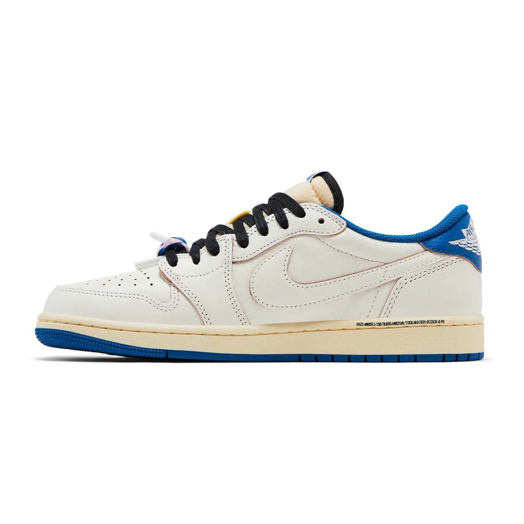 Jordan 1 Retro Low OG SP Fragment x Travis Scott Sail Military Blue