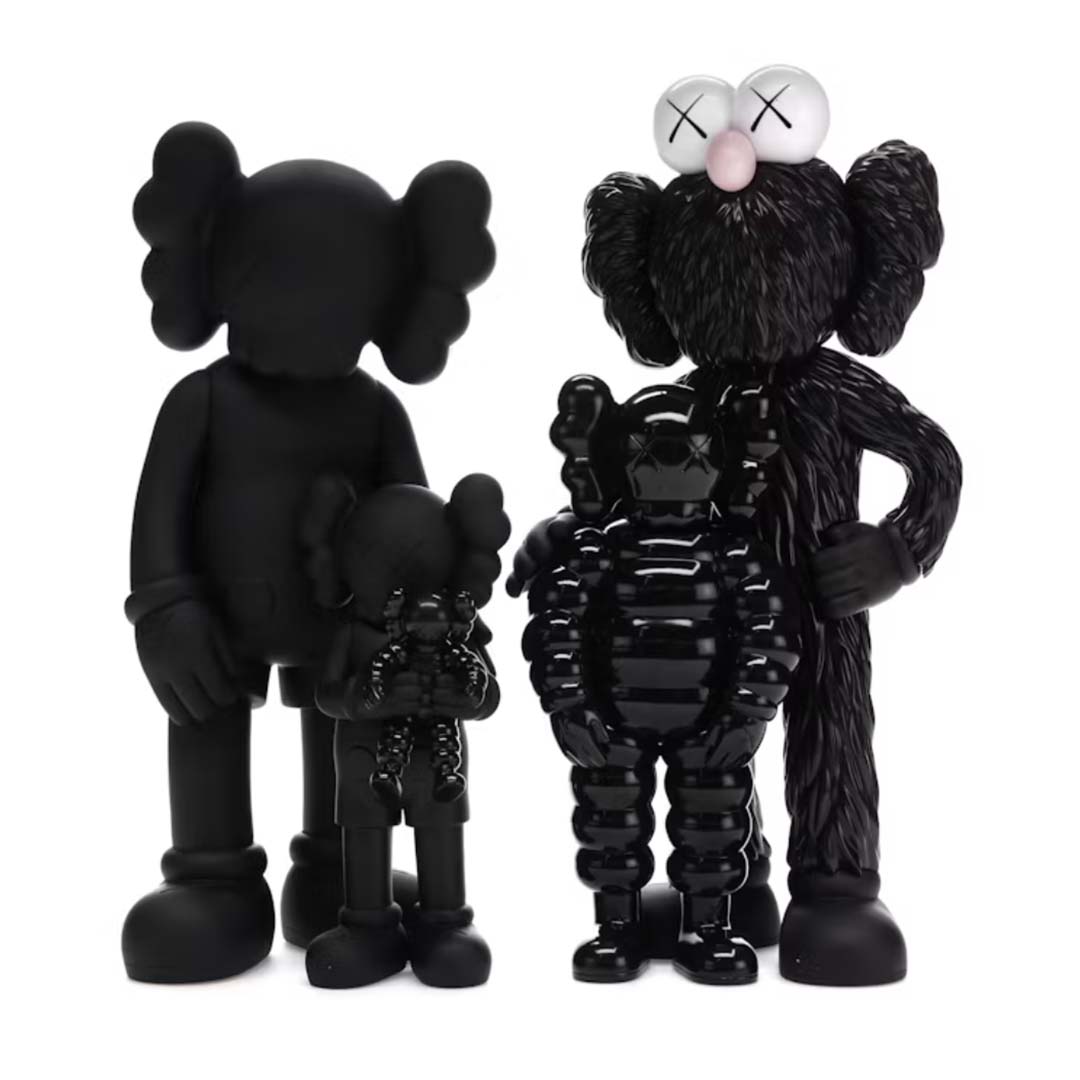 KAWS Family Vinyl Figures Set Black