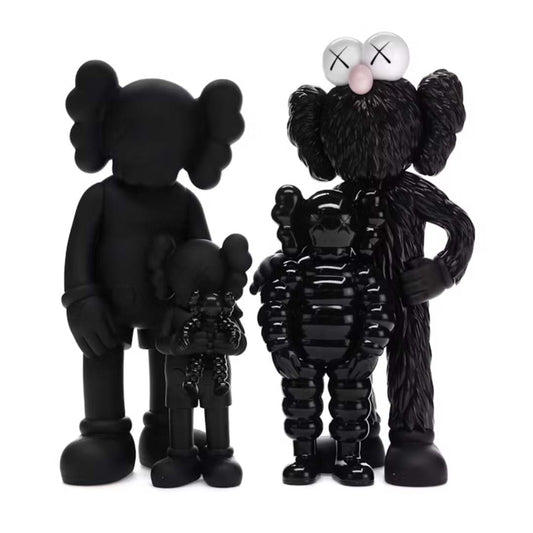 KAWS Family Vinyl Figures Set Black