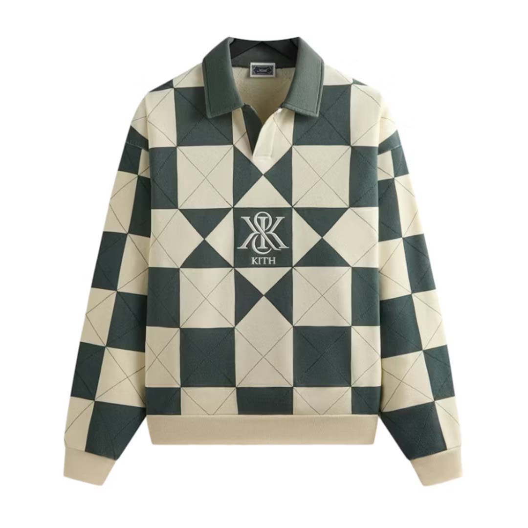 Kith Geo Quilted Nelson Rugby Sandrift