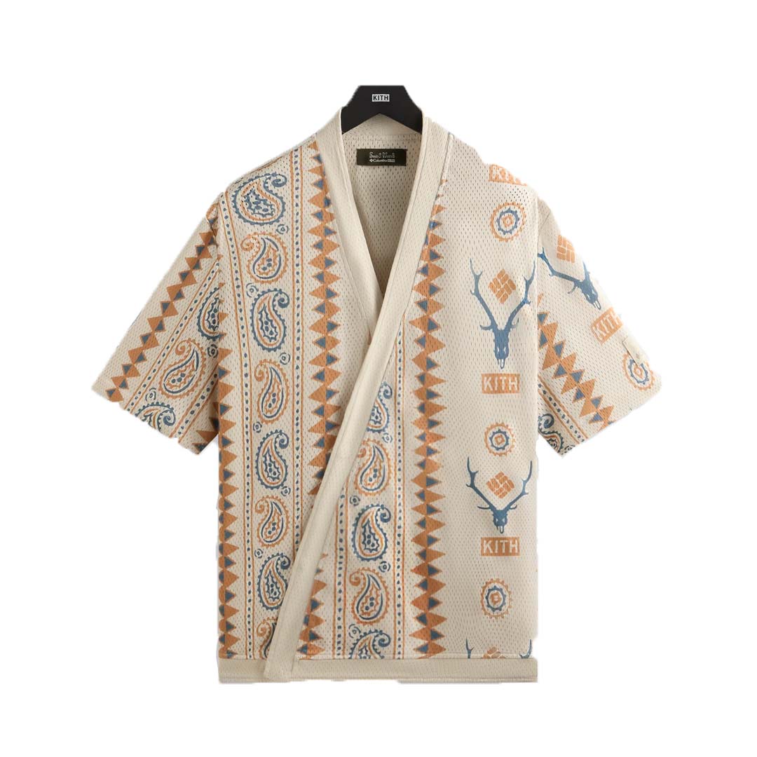 Kith South2 West8 Waffle Columbia Snap Shirt
