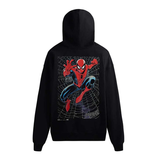 Kith Spider Man Hoodie Black