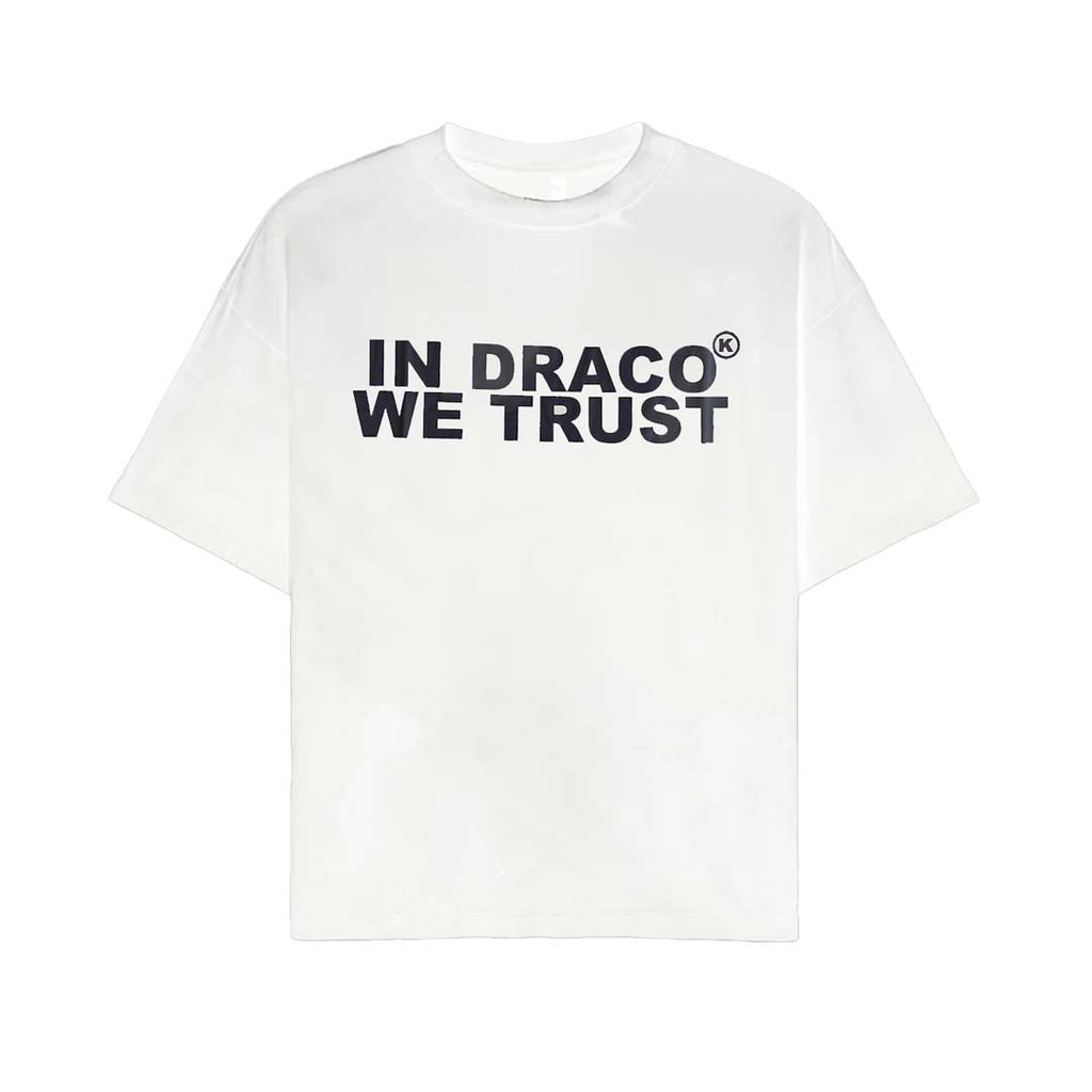Kixkz In Draco We Trust Tee White Black